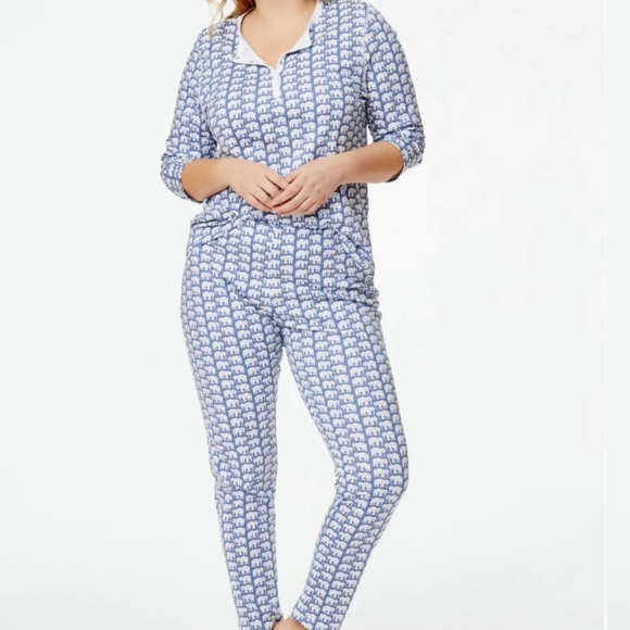 Roller Rabbit Hathi Pajamas Set Elephant - Picture 1 of 10